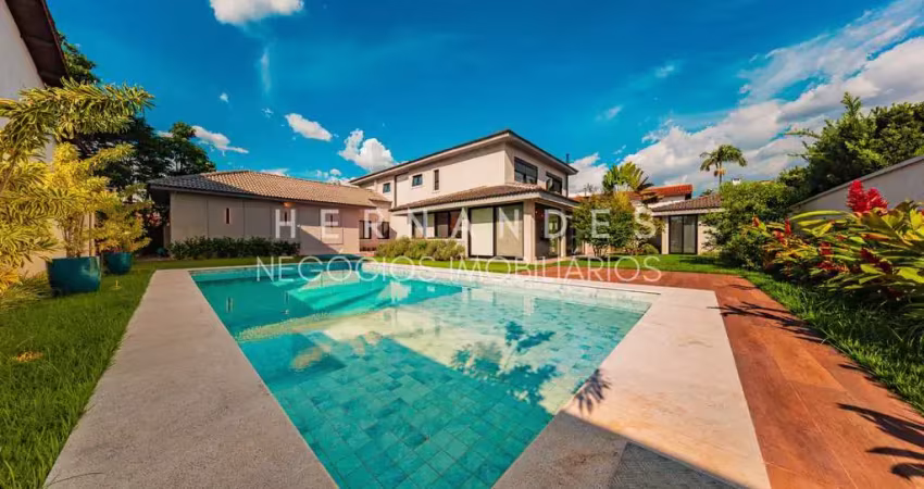 Oásis de conforto e sofisticação em alphaville: casa com 4 suítes, piscina e área verde de 400 m² - barueri-sp.