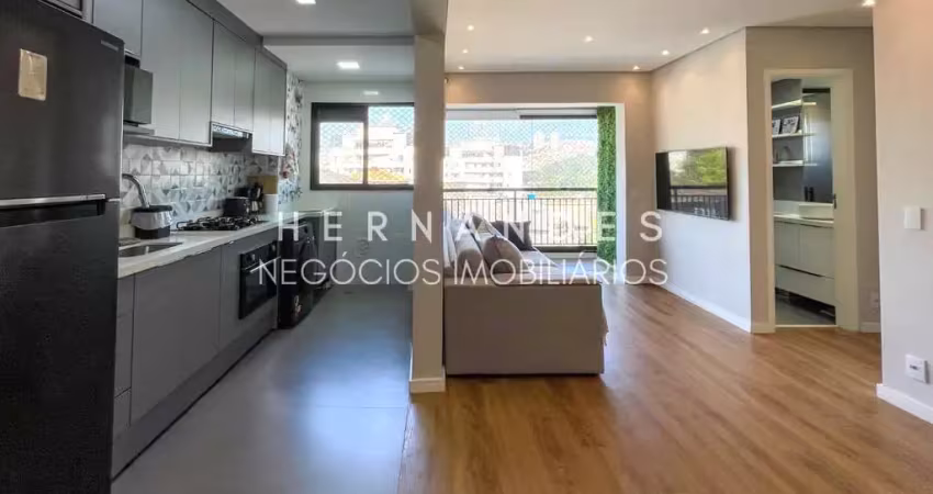 Apartamento à venda em barueri-sp, na vila são luiz: 2 quartos, 2 salas, 1 vaga de garagem, 55,00 m² de área.