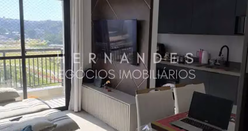 Apartamento à venda mobiliado ao lado do novo parque de barueri, torre única, repleto de planejados e disposição de sol
