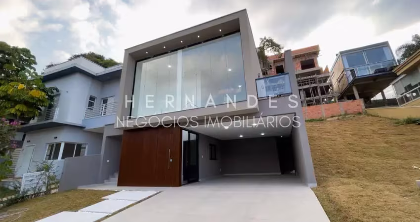 Casa de alto padrão aldeia da serra com 4 quartos e 2 suítes em condomínio fechado em santana de parnaíba - quintas do ingaí - sp