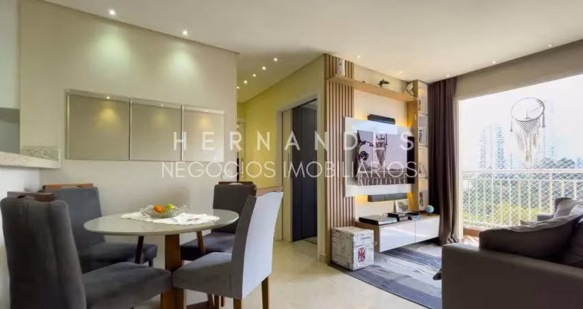 Apartamento à venda em barueri-sp, jardim tupanci: 2 quartos, 1 suíte, 1 sala, 2 banheiros, 2 vagas, 68m². confira!