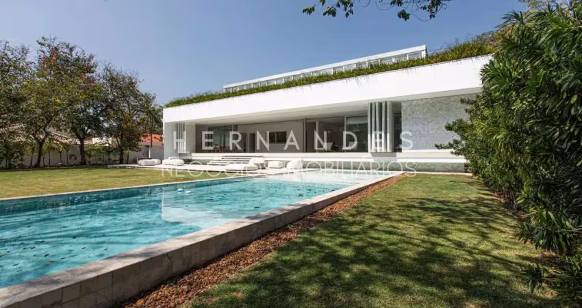 Casa float - casa de luxo com 4 suítes, contemporânea em tamboré, alphaville.