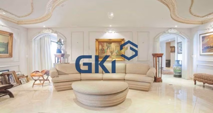 EXCELENTE APARTAMENTO EM HIGIENOPOLIS - 4SUITES, 5 VAGAS, 500 M PRIVATIVOS