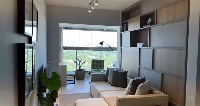 Apartamento com 66 metros quadrados  2 dormitorios mobiliado