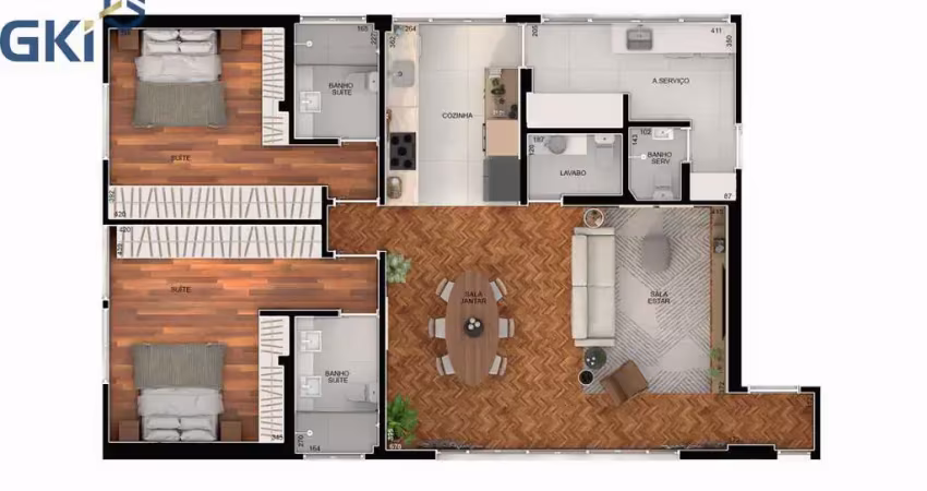 Apto p/ venda c/ 113 m.au, com  2 suítes, lavabo, 1 vaga, port. 24 horas. jardin paulista.