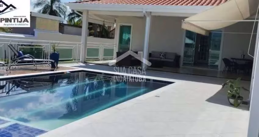 Linda chácara com 4 suítes, piscina - condomínio terras de itaici - indaiatuba/sp