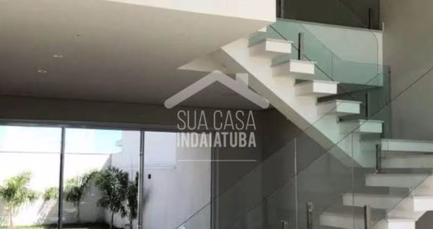 Sobrado com 3 suítes, escritório e piscina no Residencial Dona Maria José - Indaiatuba/SP