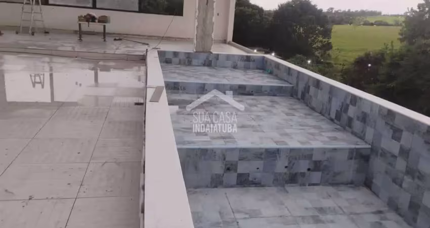 Sobrado de 5 dormitórios a venda em fase de acabamento em condomínio em indaiatuba