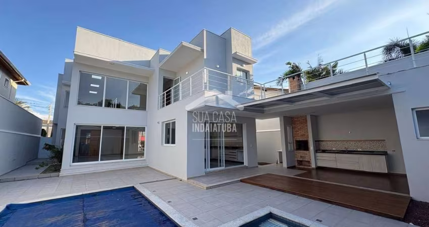Sobrado de 3 suites com closet e piscina em Condominio fechado