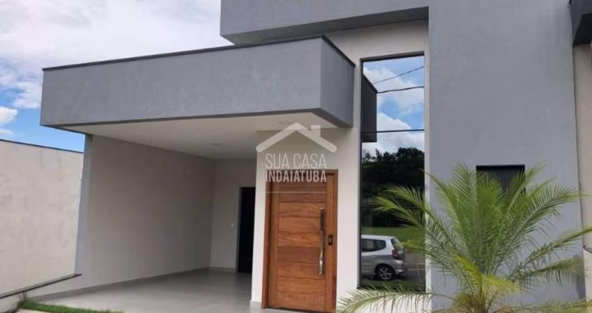 Linda casa térrea com 3 suítes sendo 1 com closet no Park Gran Reserve - Indaiatuba/SP Oportunidade!