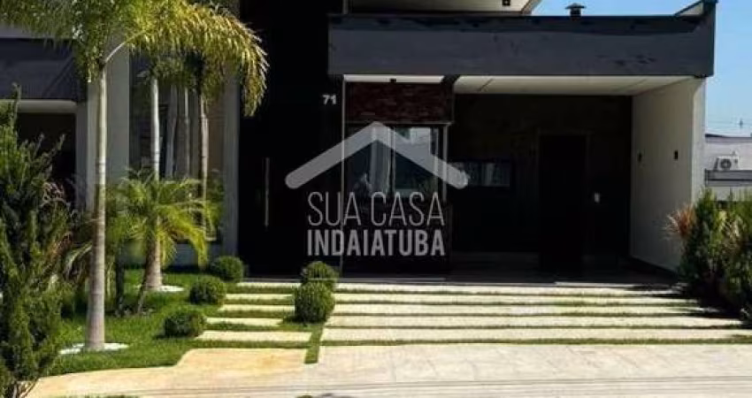 Linda casa térrea com 3 dormitórios e piscina no condomínio Mantova - Indaiatuba/SP