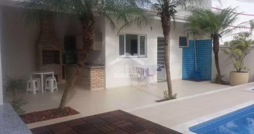 Sobrado para aluguel com 4 suítes, piscina e móveis planejados em Condominio