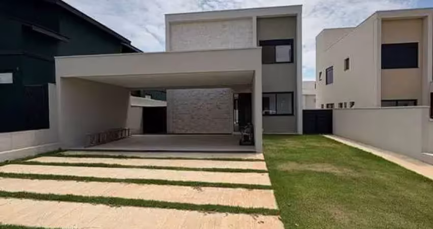 Sobrado novo com 3 suítes, escritório e piscina em condomínio fechado em indaiatuba