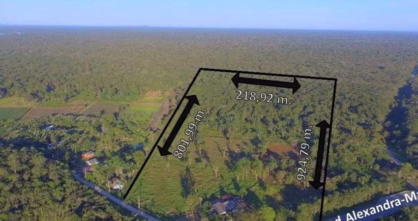Área à venda, 186517 m² por R$ 2.500.000,00 - Colonia Maria Luiza - Paranaguá/PR