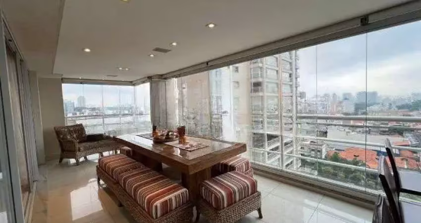 Apartamento à venda, finamente decorado com 3 suítes, 4 vagas 224 metros no alto do tatuapé