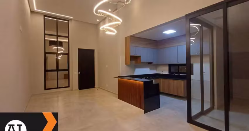 Ótima casa à venda no condomínio villagio wanel em sorocaba, fachada contemporânea que contempla em seus detalhes os seguintes acabamentos e piscina