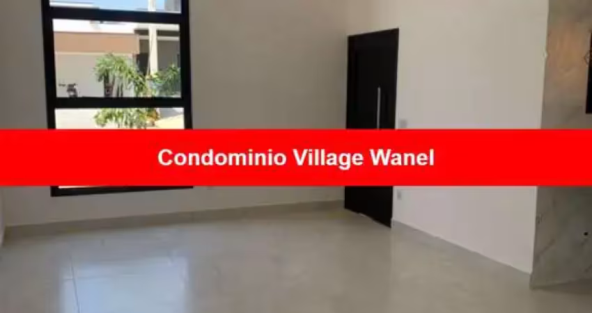 Casa à venda no condomínio Village Wanel no bairro Wanel Ville em Sorocaba 140 m2 de área construída com 3 quartos sendo uma suíte e lavabo.