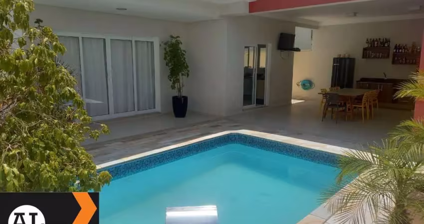 Casa sobrado à venda no Condomínio residencial Mont Blanc Sorocaba sendo 3 suítes com closet, 345 m2 de área construída, piscina.