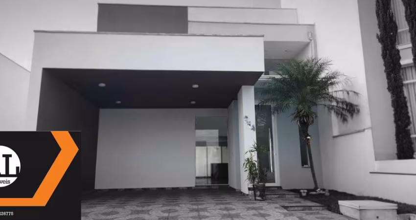 Ótima casa para venda no condomínio Ibiti Reserva em Sorocaba com 3 suítes sendo duas no piso inferior, área gourmet, garagem para 4 carros