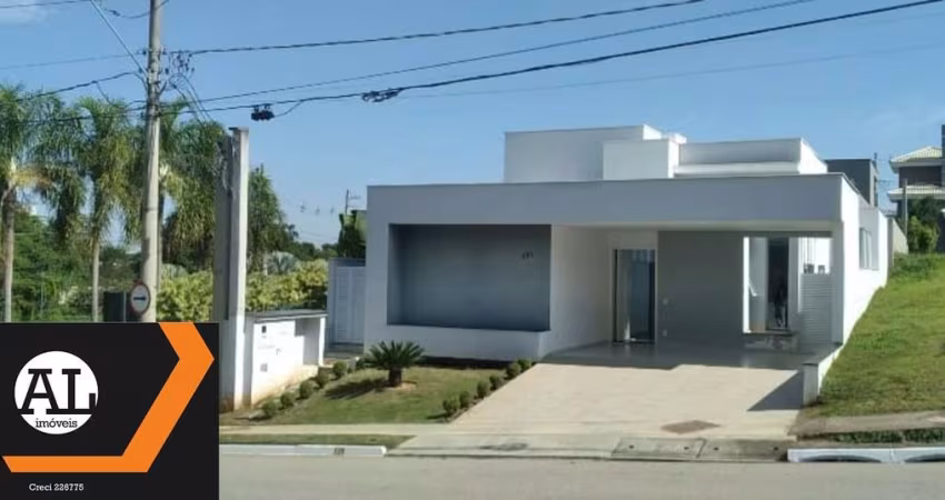 Casa térrea para locação ou venda no condomínio Chácara Ondina em Sorocaba 3 suítes e piscina.