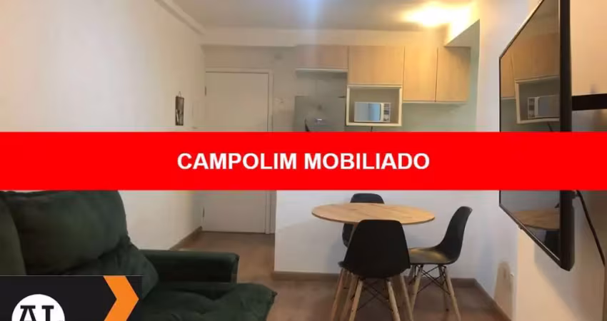 Ótimo apartamento mobiliado para locação no condomínio alpha club, há 1km do shopping iguatemi com lazer completo.
