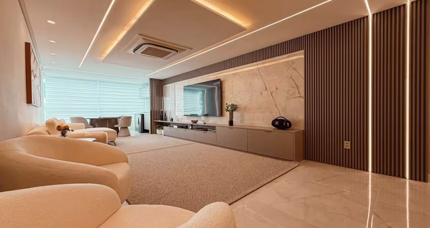 Apartamento em Boa Viagem com 3 quartos, reformado, mobiliado e vista mar