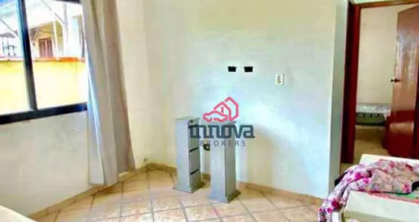 Apartamento com 1 dormitório à venda, 43 m² por r$ 192.000,00 - aviação - praia grande/sp