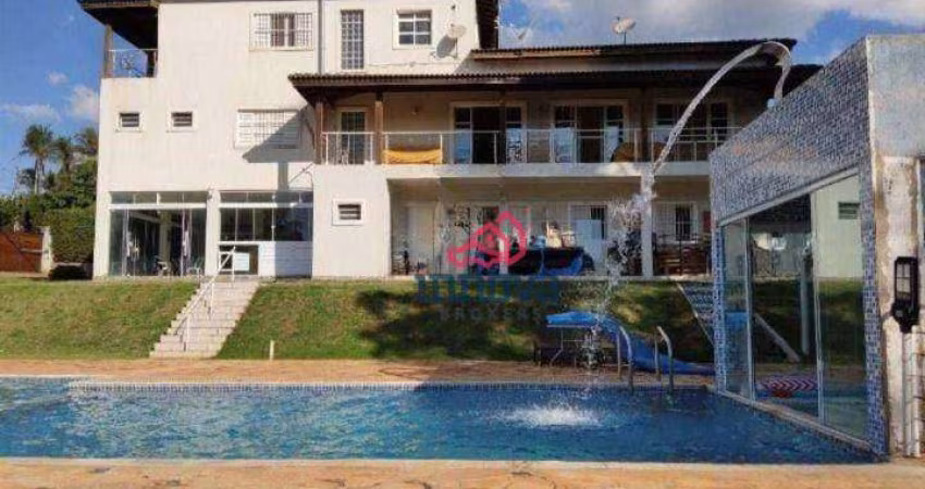 Casa com 5 dormitórios à venda, 800 m² por R$ 2.240.000,00 - Chácara Residencial Paraíso Marriot - Itu/SP