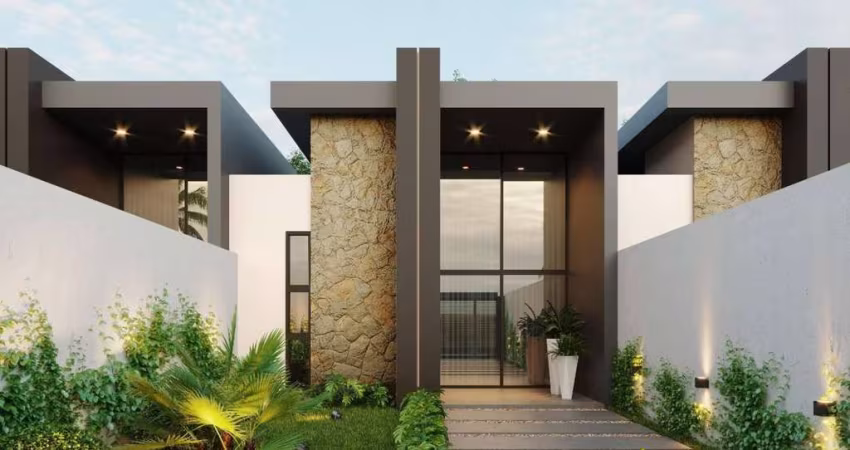Casa a Venda Plana com 03 Quartos no Eusébio- Ceará