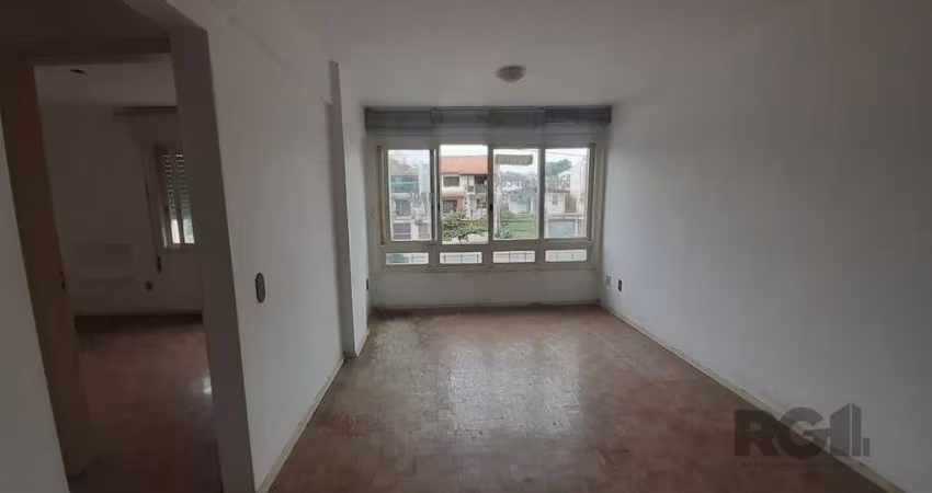 Ótimo apartamento com 2 dormitórios, 1 banheiro social, sala, no 2º andar, de fr