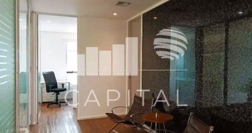 Vendo sala comercial mobiliada e locada em alphaville ao lado do iguatemi
