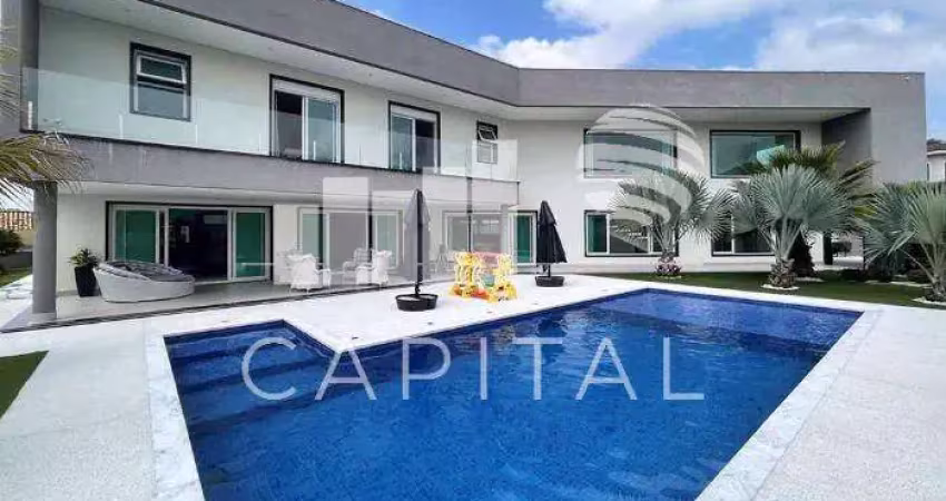 Casa nova à venda em condomínio na granja viana com 4 suítes - 6 vagas  - 883 m²
