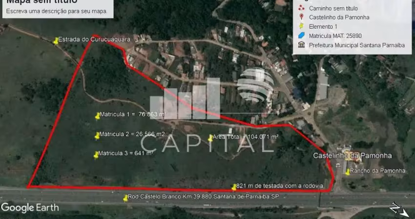 Terreno comercial para alugar na Estrada Municipal Bela Vista, 900, Alphaville, Santana de Parnaíba