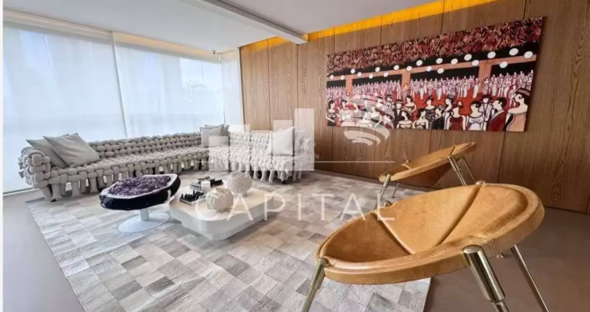 Apartamento para venda mobiliado com 3 suítes, 3 vagas em alphaville sp.