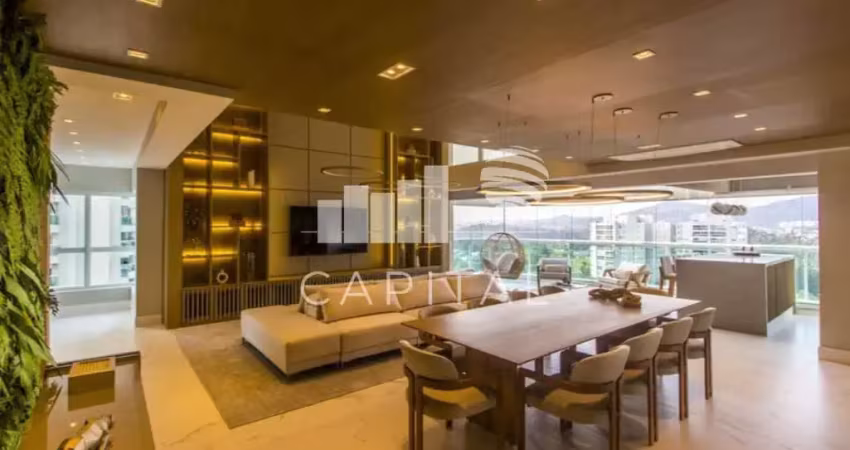 Apartamento à venda mobiliado com, 4 suítes, 5 banheiros, 4 vagas, 376m²