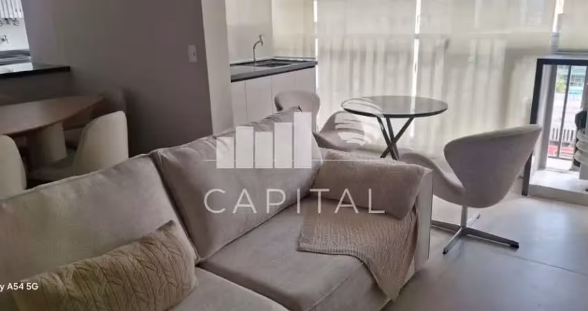 Locação de apartamento novo mobiliado no centro de alphaviller