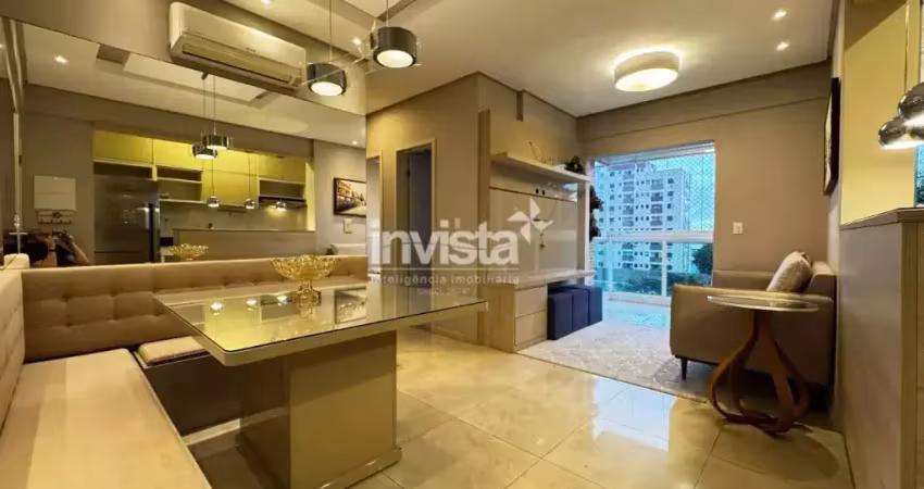 Apartamento com 2 quartos à venda no Estuário, Santos 