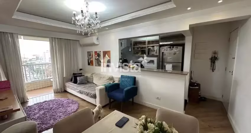 Apartamento com 2 quartos à venda no Encruzilhada, Santos 
