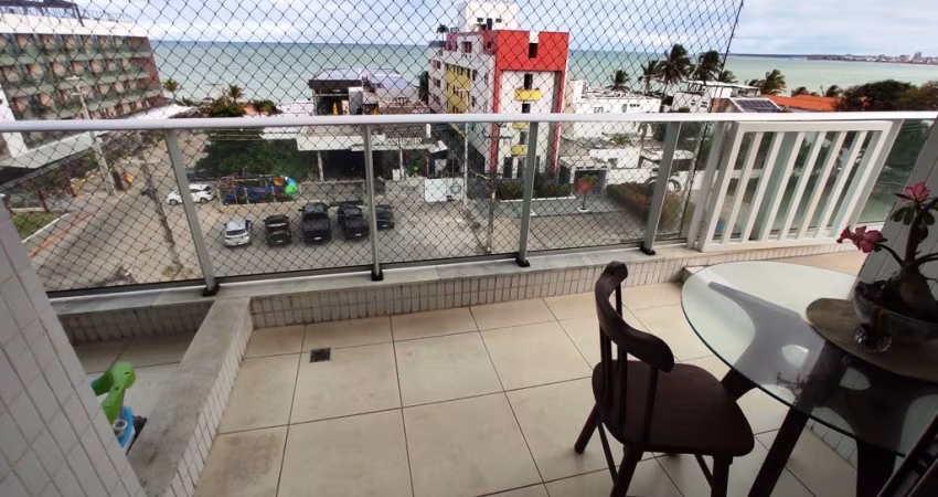 REF: AP015 - Apartamento à Venda, João Pessoa, Bessa, 2 quartos, Vista definitiva para o mar