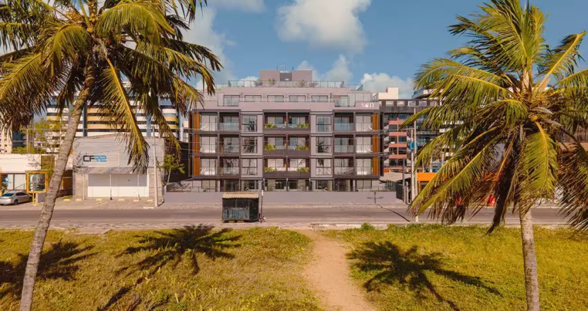 Ref: ap073 - flat à venda, cabedelo, intermares, 1 e 2 quartos, beira mar