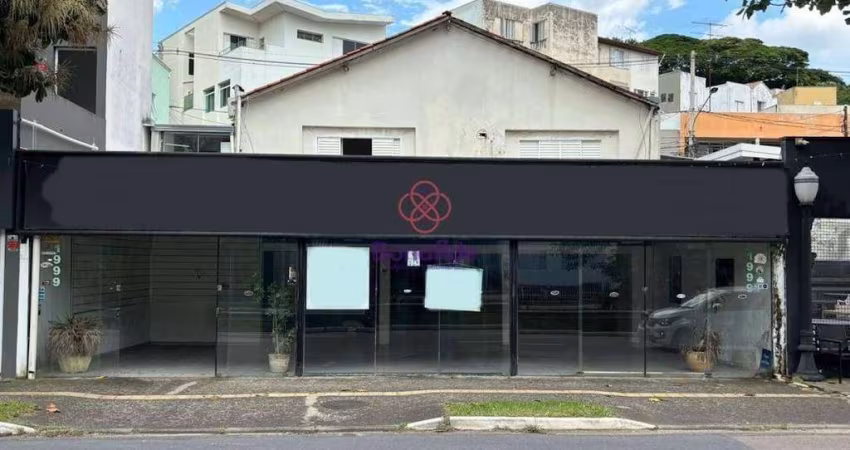 Salão comercial para VENDA localizado na Avenida Nove de Julho, em Jundiaí/SP.