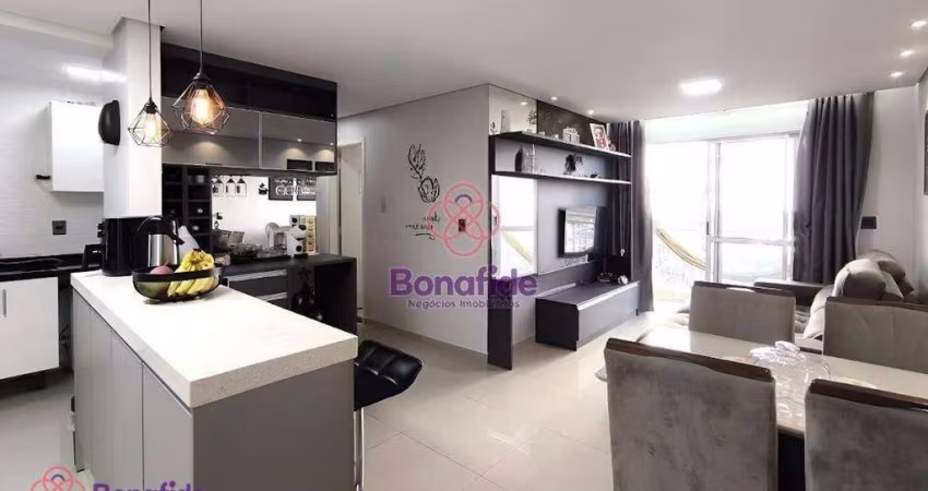 Apartamento com 3 dormitórios à venda, 72 m² por R$ 455.000,00 - Jardim Tamoio - Jundiaí/SP