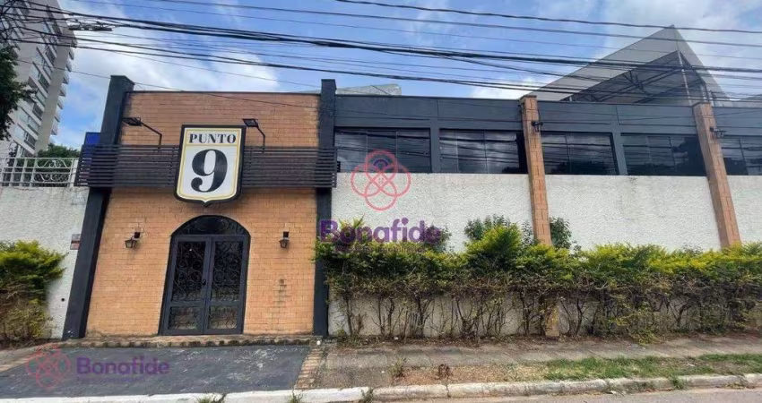 Salão comercial para VENDA localizado no bairro Jardim Paulista, em Jundiaí/SP.
