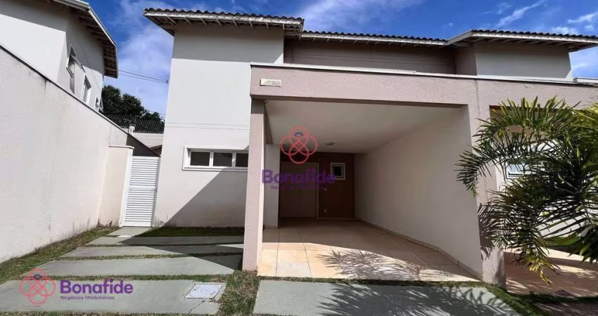 Casa para LOCAÇÃO no condomínio Villagio de Nápoles, localizado no bairro Morada Mediterrânea, em Jundiaí/SP.