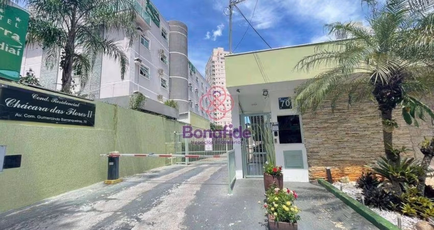 Apartamento para VENDA no CONDOMÍNIO CHÁCARA DAS FLORES II, localizado em Jundiaí/SP.
