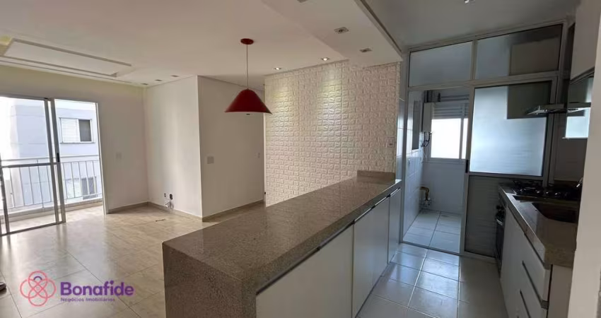 Apartamento com 3 dormitórios para alugar, 71 m² por R$ 4.464,33/mês - Jardim das Samambaias - Jundiaí/SP
