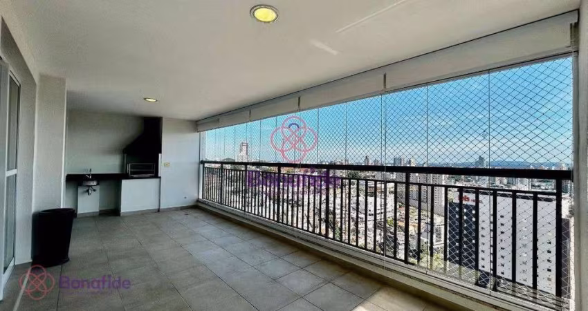 Apartamento com 3 dormitórios para alugar, 129 m² por R$ 8.805,00/mês - Anhangabaú - Jundiaí/SP