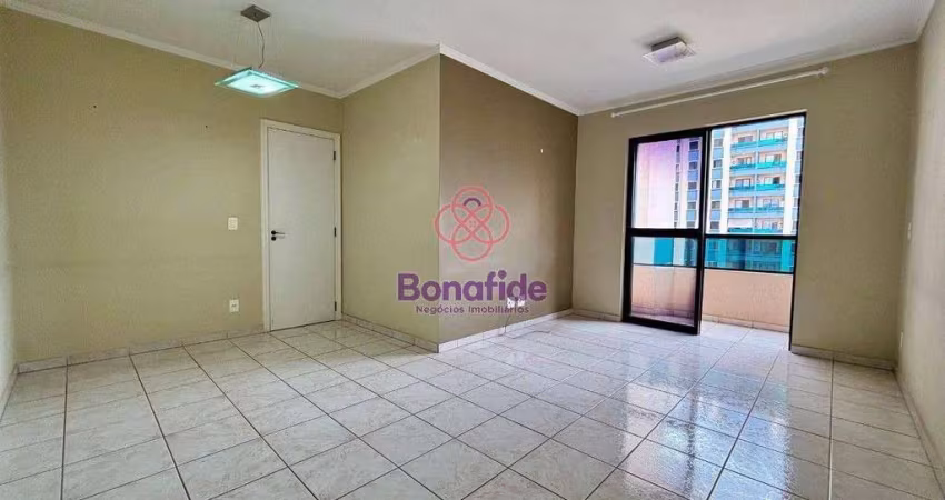 Apartamento para LOCAÇÃO no condomínio MORADA DOS DEUSES, localizado na RUA DO RETIRO, em Jundiaí/SP.