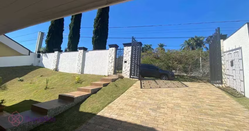 Casa com 3 dormitórios para alugar, 272 m² por r$ 13.370,00/mês - chácara malota - jundiaí/sp