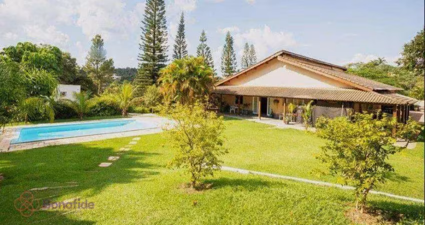 Chácara com 4 dormitórios à venda, 2500 m² por r$ 2.500.000,00 - chácara morada mediterrânea - jundiaí/sp